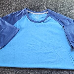 Old Navy Blue Raglan Short Sleeve Tee